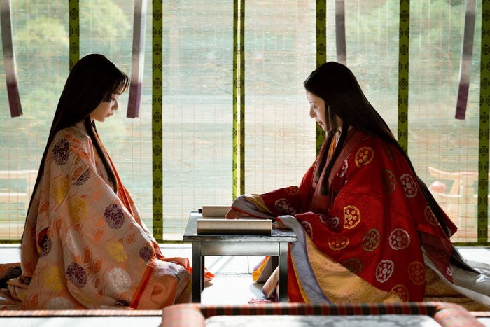 見上愛、吉高由里子「光る君へ」第36話(C)NHK