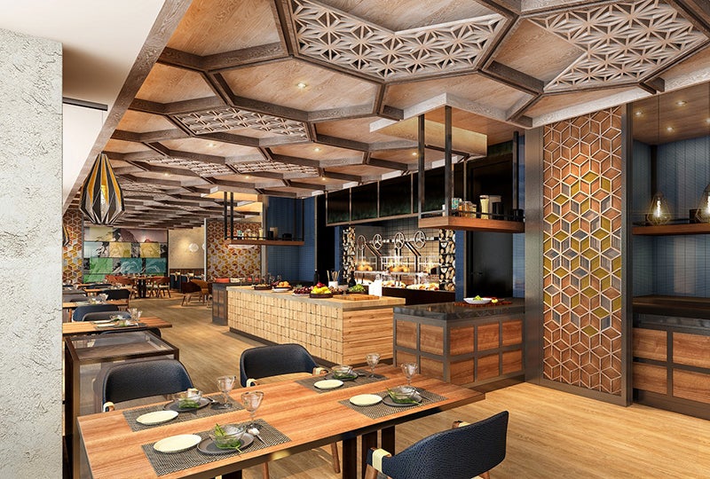 レストラン／画像提供：ホテルインディゴ箱根強羅