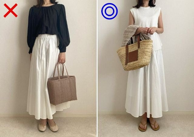 白スカート
