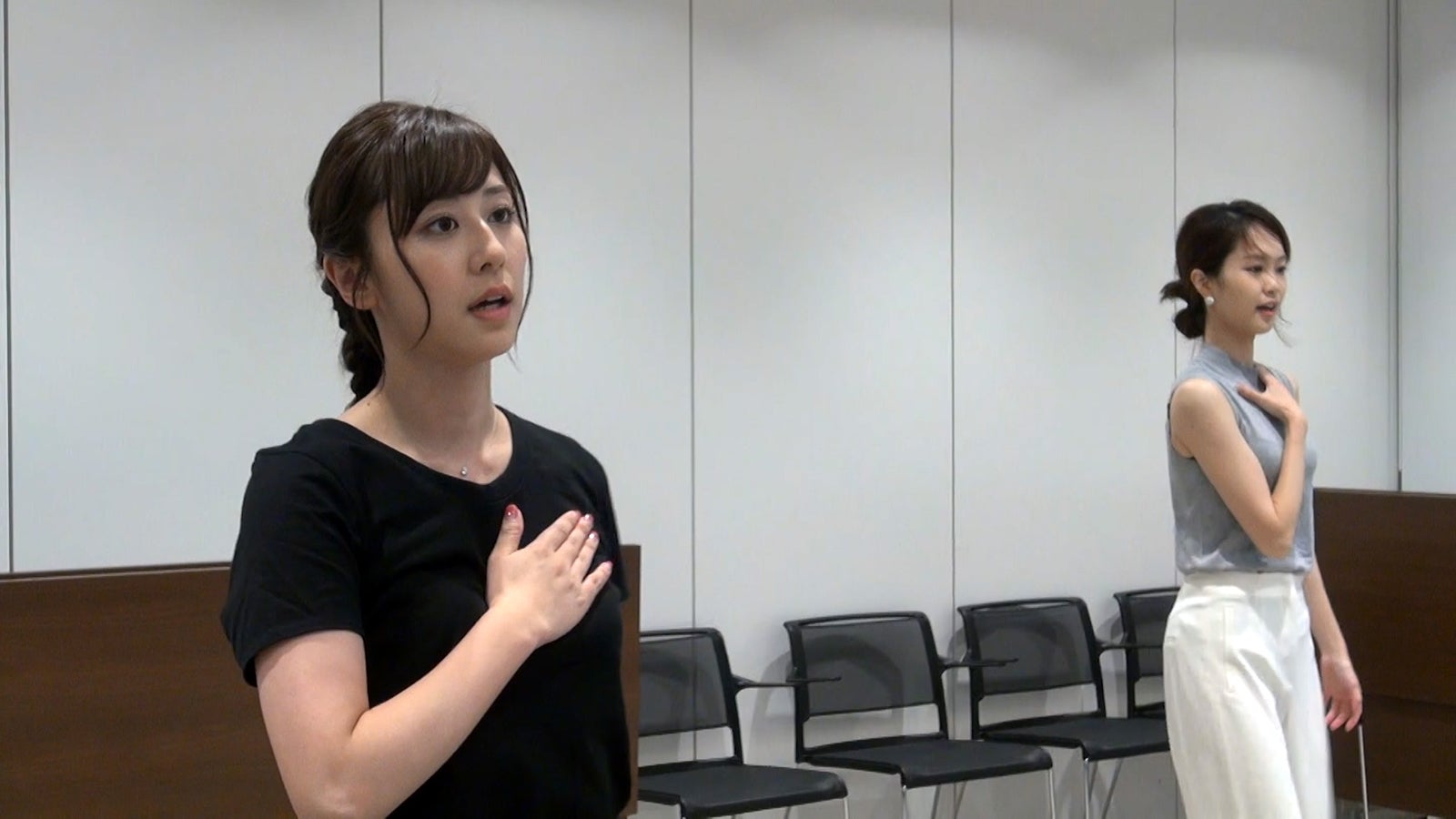 元乃木坂46・斎藤ちはるアナ、下村彩里アナと「乃木坂コラボダンス第2弾」始動 「インフルエンサー」に挑戦