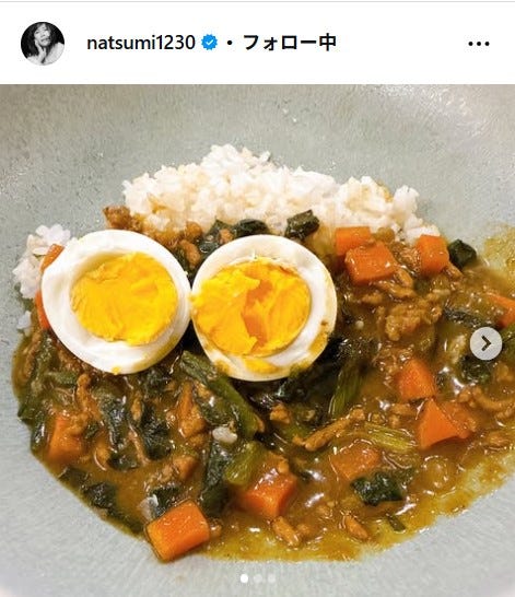小川菜摘Instagramより