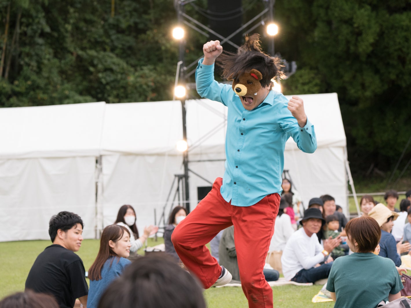 永野「cinema bird in 熊本小国 2023」の様子（提供写真）