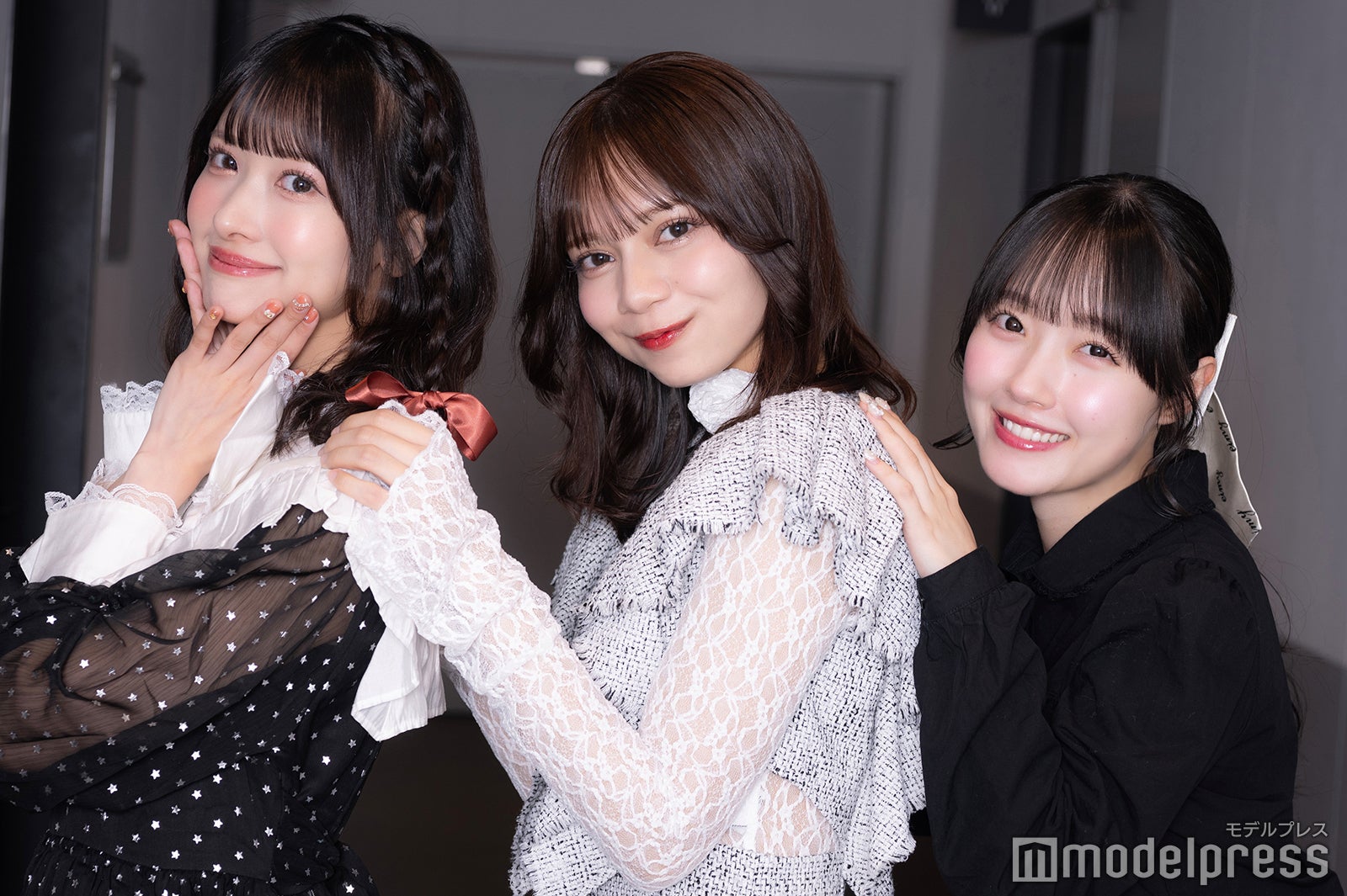 庄司なぎさ／SWEET STEADY、南なつ／CANDY TUNE、川本笑瑠／CUTIE STREET（C）モデルプレス