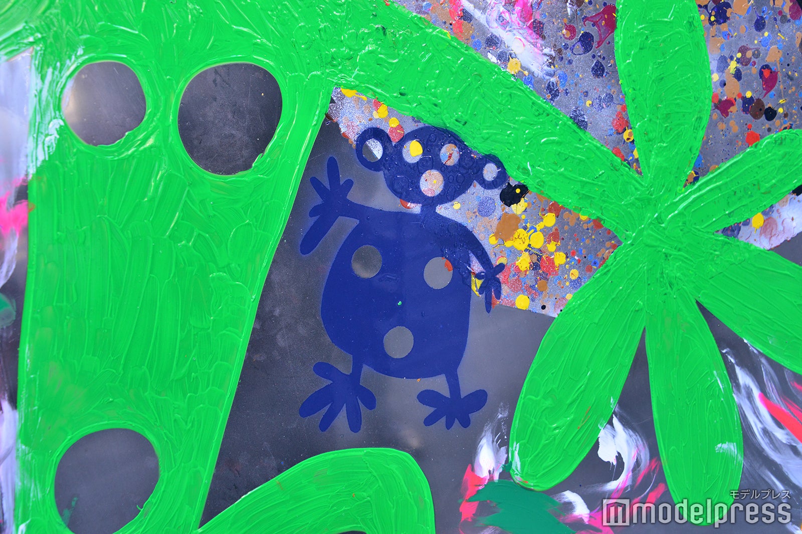 香取慎吾が描いた壁画（C）モデルプレス