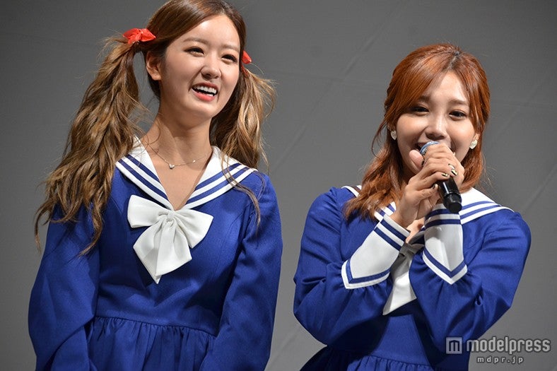 「ダメよ～、ダメダメ！」で盛り上げたウンジ（右）、ボミ