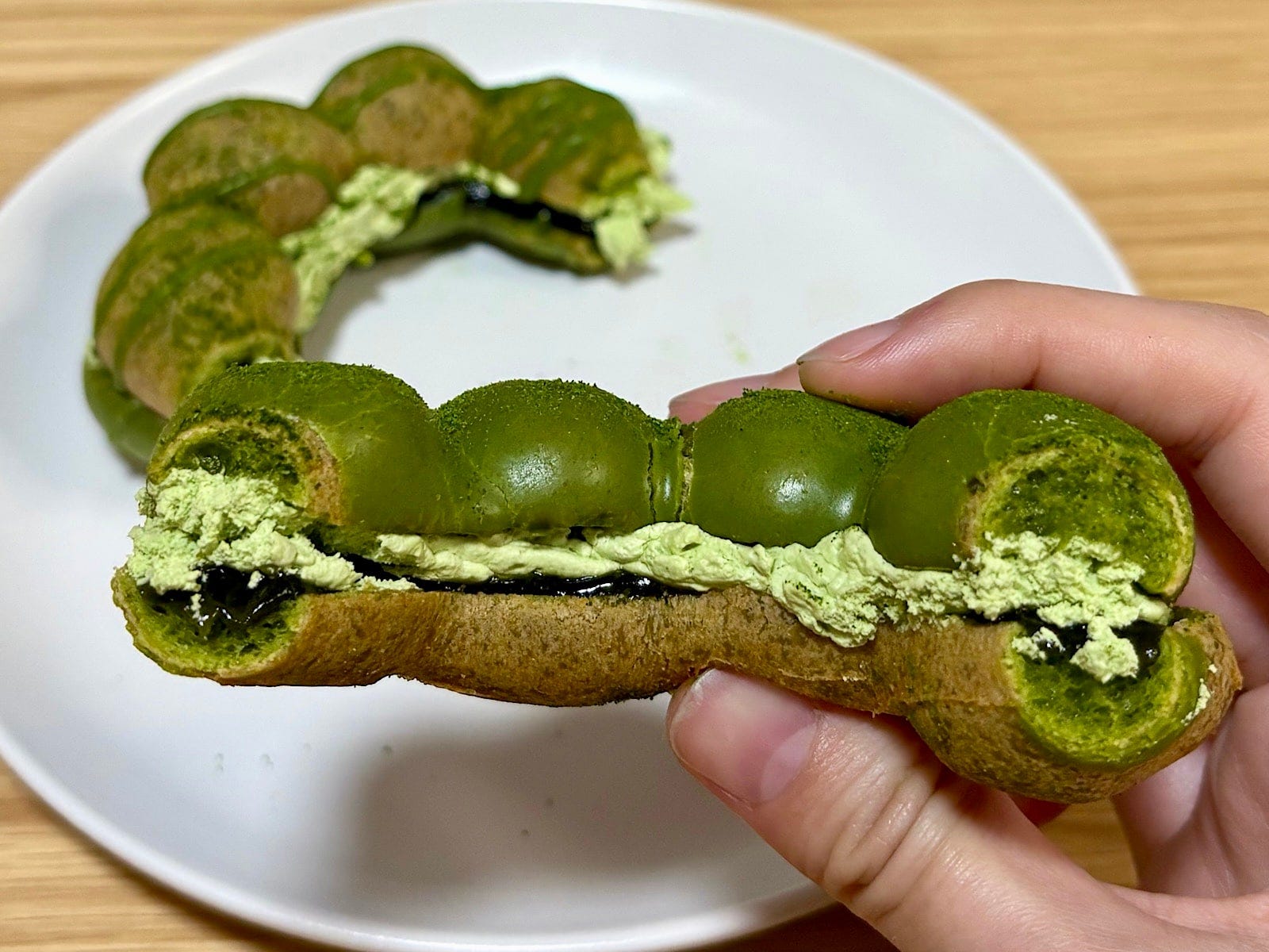 宇治抹茶の渋みが絶品! ネットオーダーした人しか食べることができない数量限定品です