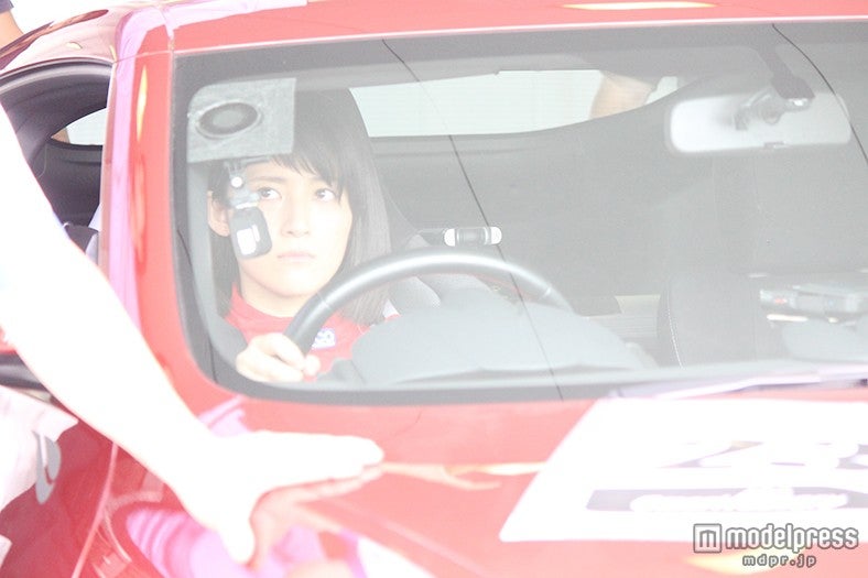 車両検査中の様子／福田彩乃