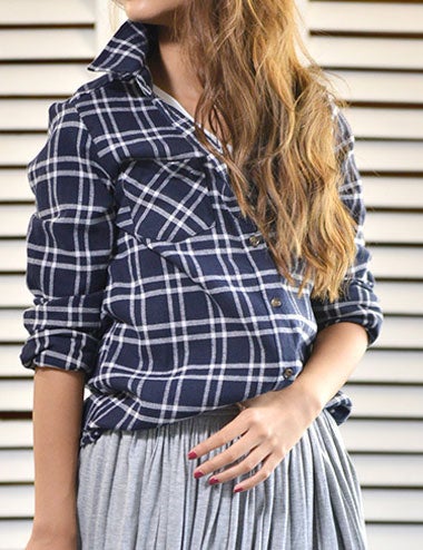 カラーが豊富なカジュアルチェックシャツ「coca」2,190円（税込）／画像提供：coca