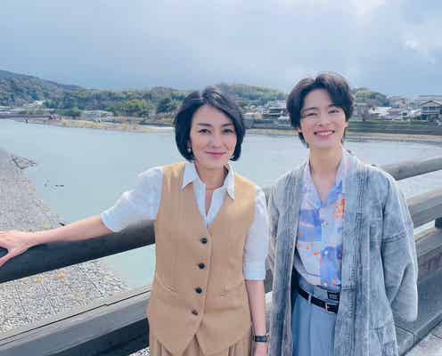 板谷由夏&塩野瑛久「光る君へ」ゆかりの地・宇治を訪問 撮影裏話も明かす