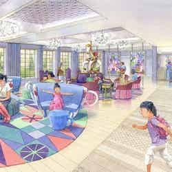 「東京ディズニーセレブレーションホテル：ウィッシュ」ロビーイメージ（C）Disney