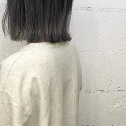 量産型切りっぱなしボブにならないためには、オリジナルカラーで差を付ける