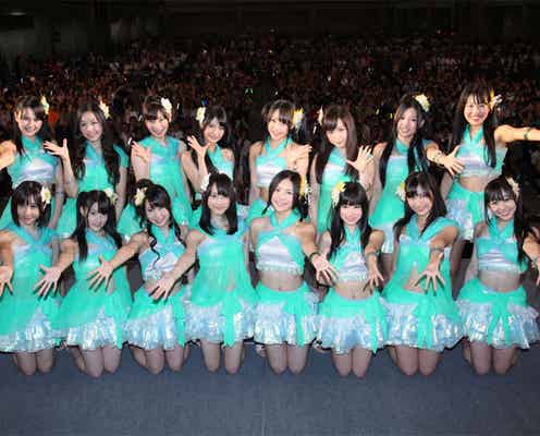 SKE48、ミニスカ×へそ出しで5500人魅了 前田敦子上回る大記録達成