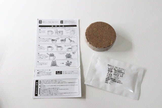 ダイソー 栽培セットやみつきパクチー ダイソーの栽培セットやみつきパクチーのセット内容