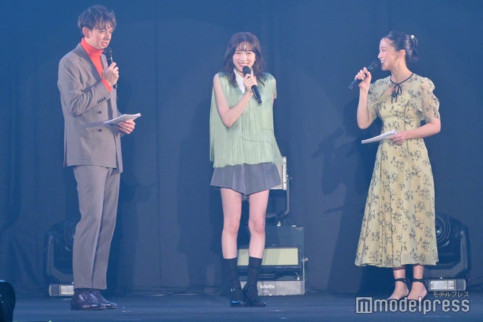 ハリー杉山、永野芽郁、竹内由恵(C)モデルプレス