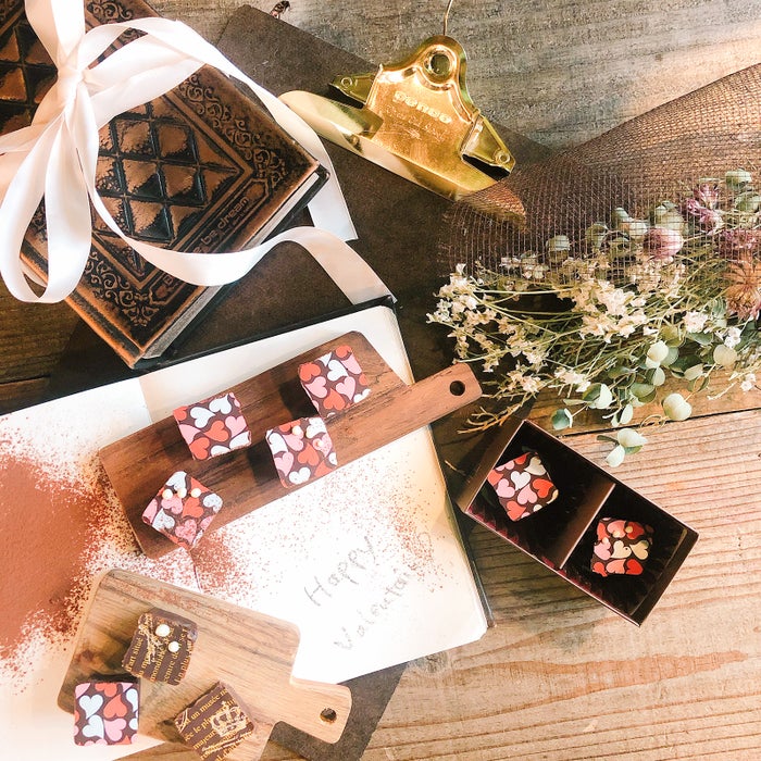 簡単なのに手抜きに見えない！「ハートのチョコレート」で想いを伝えて【柏原歩のトレンドレシピ】／画像提供：柏原歩