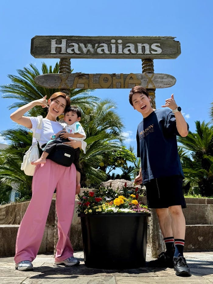 山崎夕貴アナウンサー、息子、おばたのお兄さん/おばたのお兄さん公式ブログより