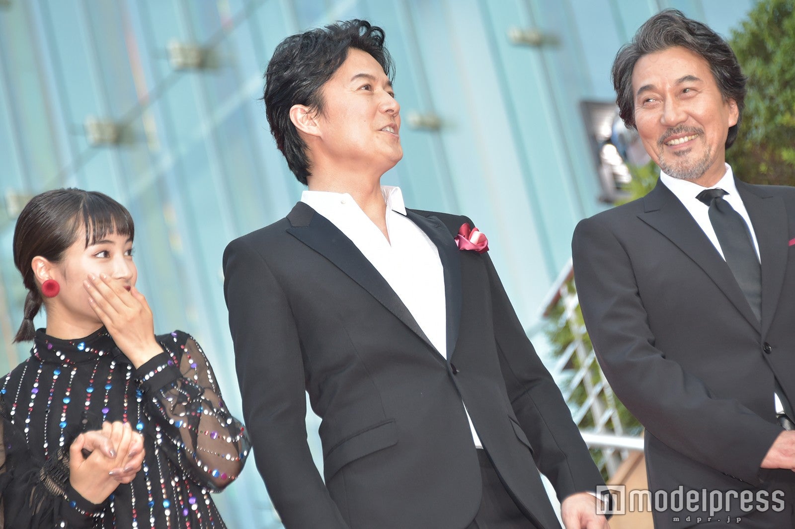 広瀬すず、福山雅治、役所広司 （C）モデルプレス