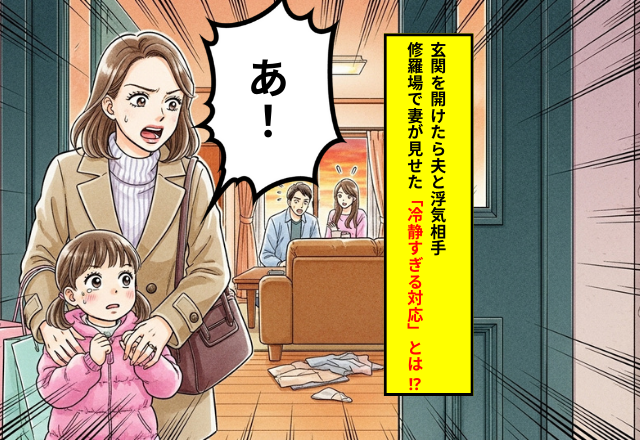 【修羅場】帰宅したら自宅に夫の浮気相手が…！？現場に遭遇した妻の「冷静すぎる対応」