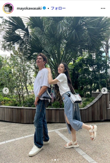 川崎麻世Instagramより