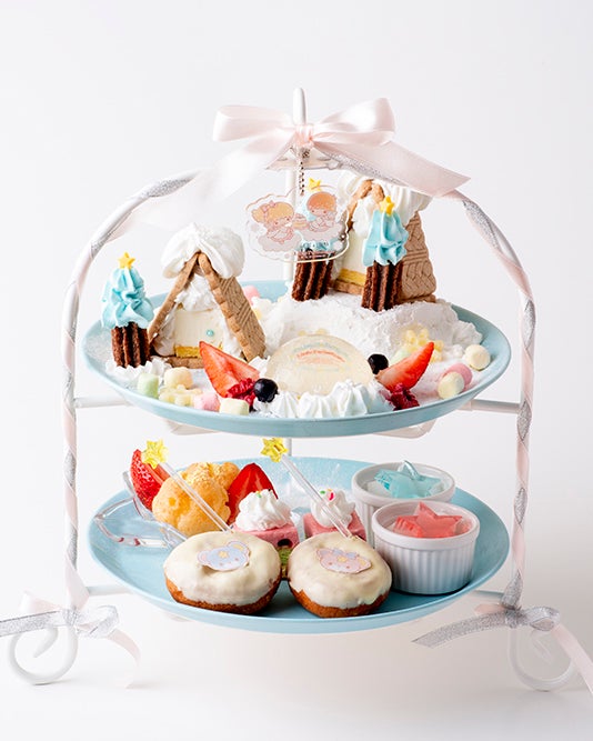 雪降る街のデザートタワーセット/画像提供:ソルト・コンソーシアム