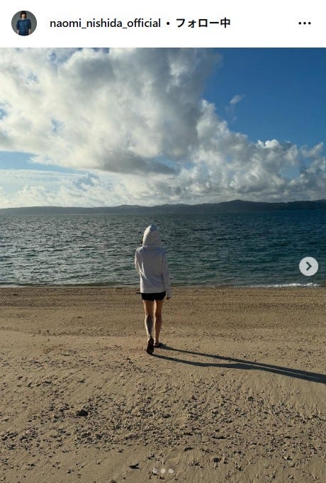 西田尚美Instagramより