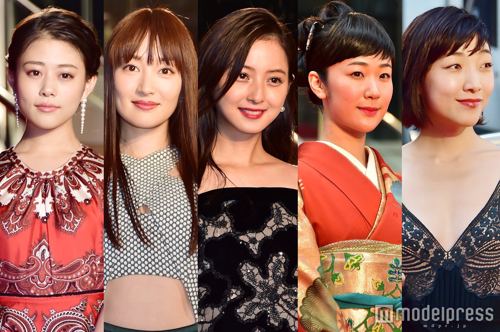 佐々木希 高畑充希 黒木華 高梨臨ら 豪華ドレスで女優たち美の競演 写真特集 東京国際映画祭 モデルプレス