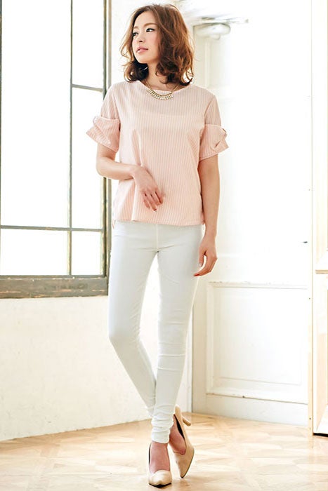 コットン＆レーヨン混ストレッチ美脚レギパン「Pierrot」1,200円（税込）／画像提供：Pierrot