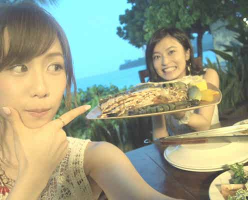 小島瑠璃子&AKB48大家志津香、グアムで2人旅 結婚&バラエティ番組への思いを語る