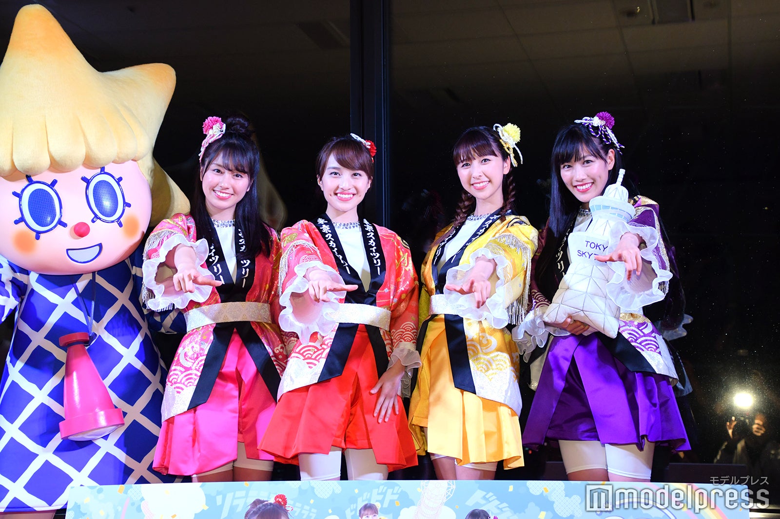 （左から）佐々木彩夏、百田夏菜子、玉井詩織、高城れに（C）モデルプレス