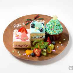 「キキとララからのプレゼントケーキセット」￥1，580（C）’76，’15 SANRIO．．APPROVAL No．SP561546