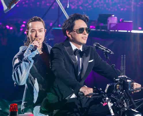 三代目JSB、2年ぶりのドームツアー開幕 遊び心満点のセット&豪華演出に会場沸く