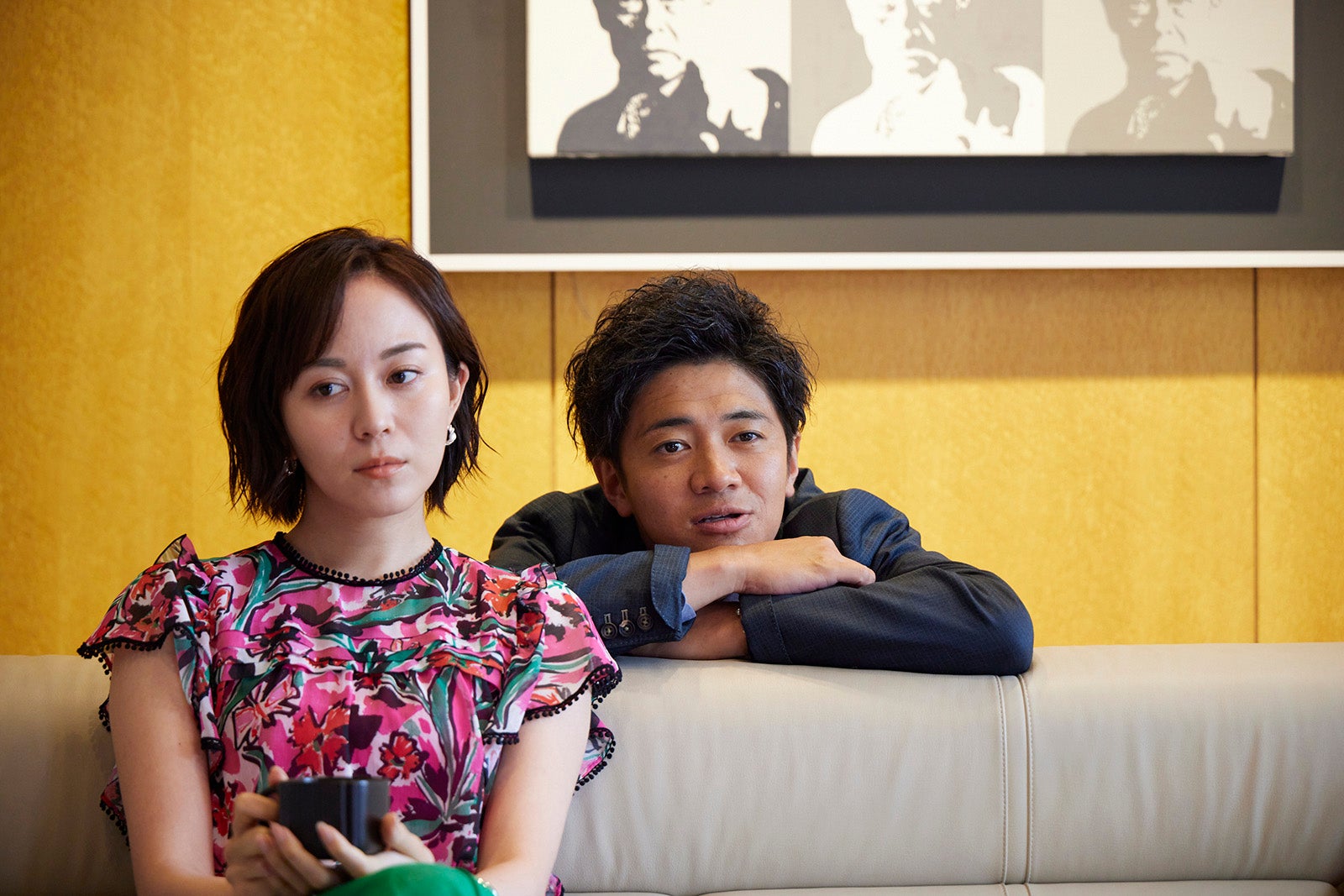 （左から）比嘉愛未、和田正人／「純愛ディソナンス」第6話より（C）フジテレビ