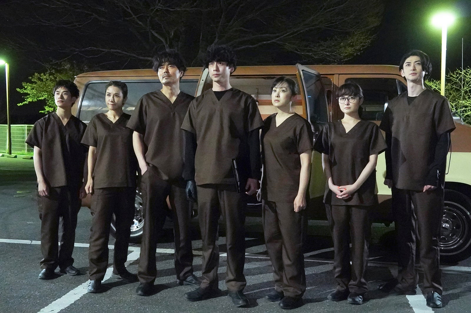 前田旺志郎、鈴木紗理奈、小澤征悦、坂口健太郎、斉藤由貴、葵わかな、古川雄大／「Dr.チョコレート」第1話より（C）日本テレビ