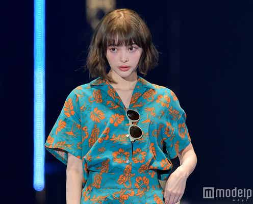 玉城ティナ、夏先取りスタイルでスラリ美脚<TGC2018S/S>
