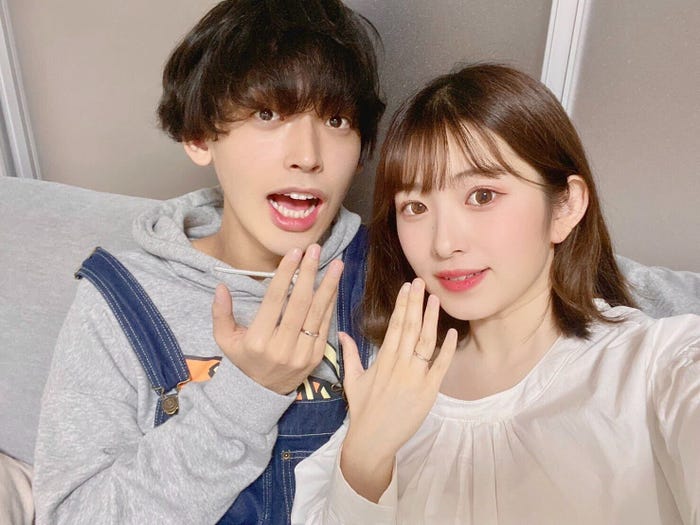 なのかじ(梶田冬磨&青木菜花)(提供写真)