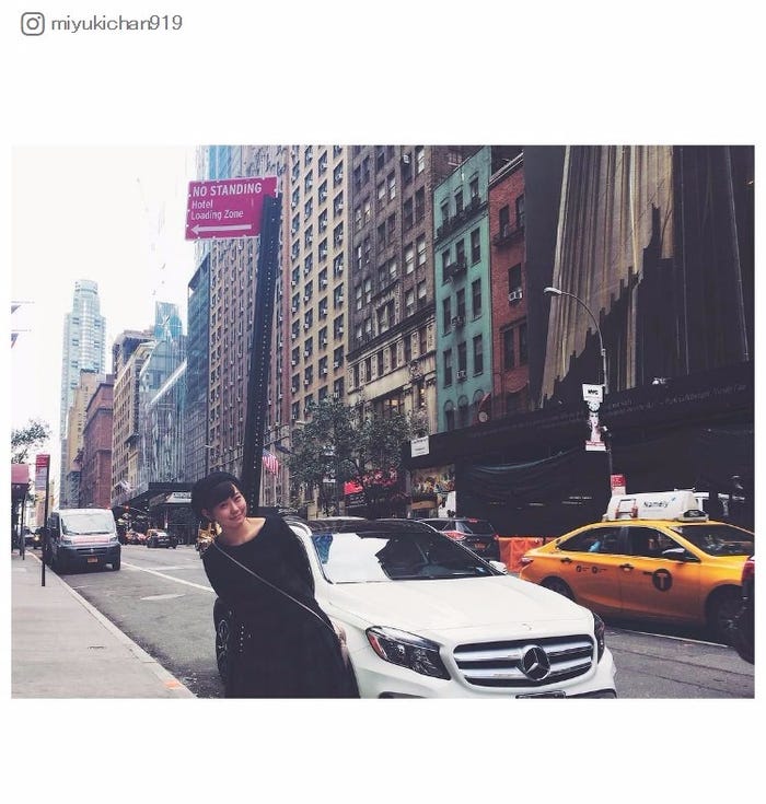 ニューヨークに滞在中の渡辺美優紀/渡辺美優紀Instagramより