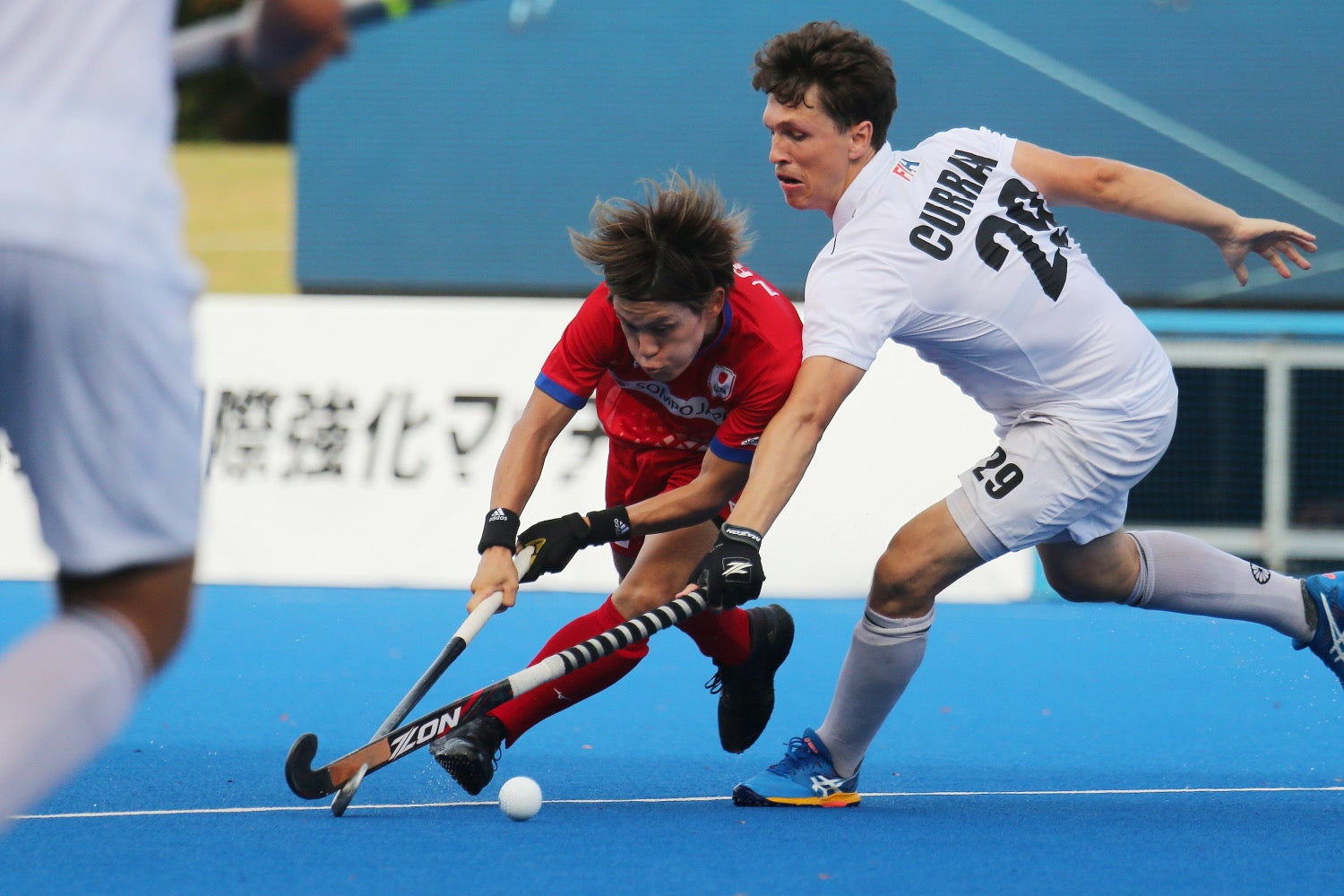 「ホッケー日本代表国際強化マッチ」の様子（提供写真）