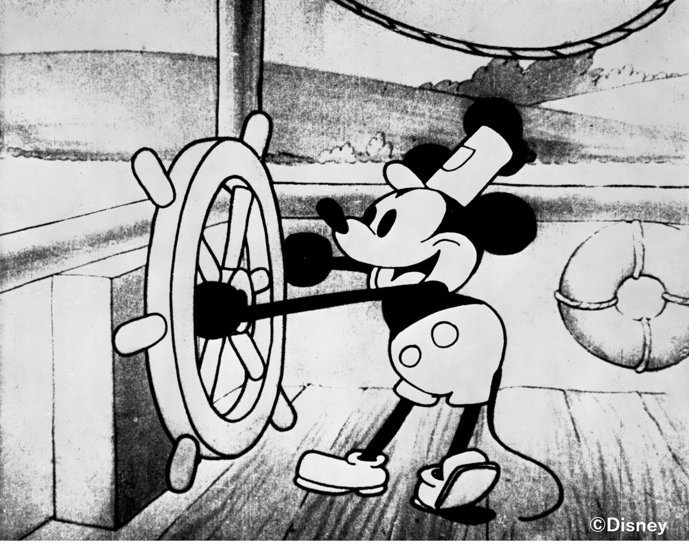 蒸気船ウィリー（C）Disney