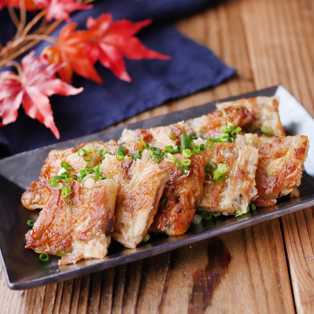 旨味たっぷり。きのこのバター醤油チヂミ