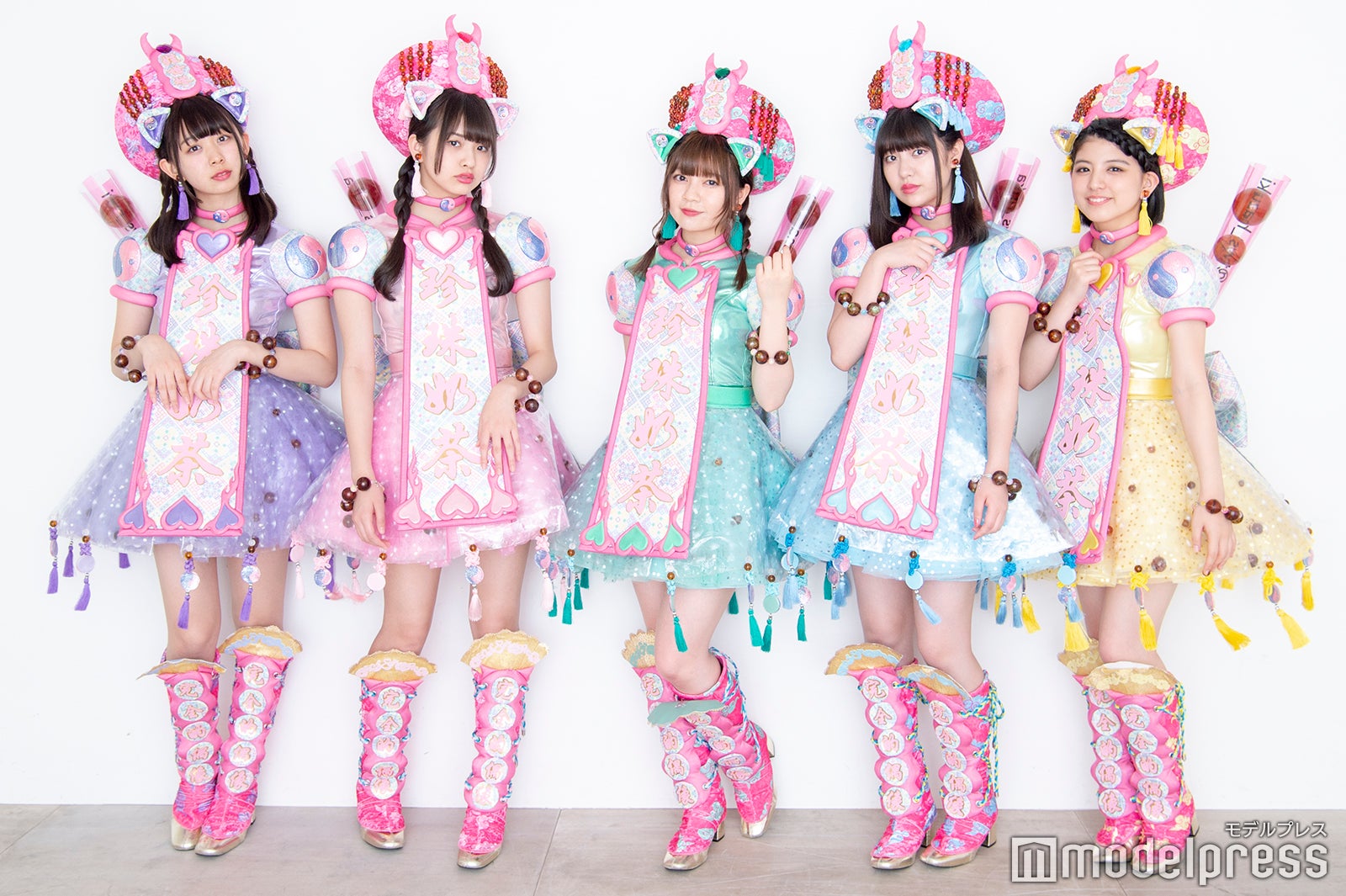 わーすた（左から）松田美里、三品瑠香、廣川奈々聖、小玉梨々華、坂元葉月（C）モデルプレス