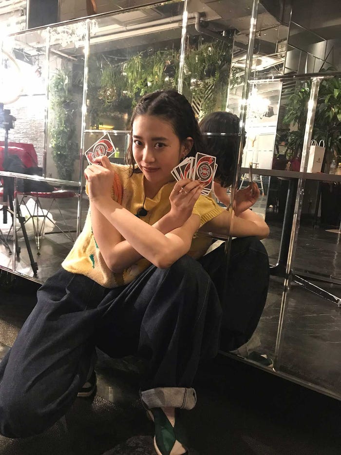 森川葵「カード投げ」(2020年7月8日放送) (提供写真)