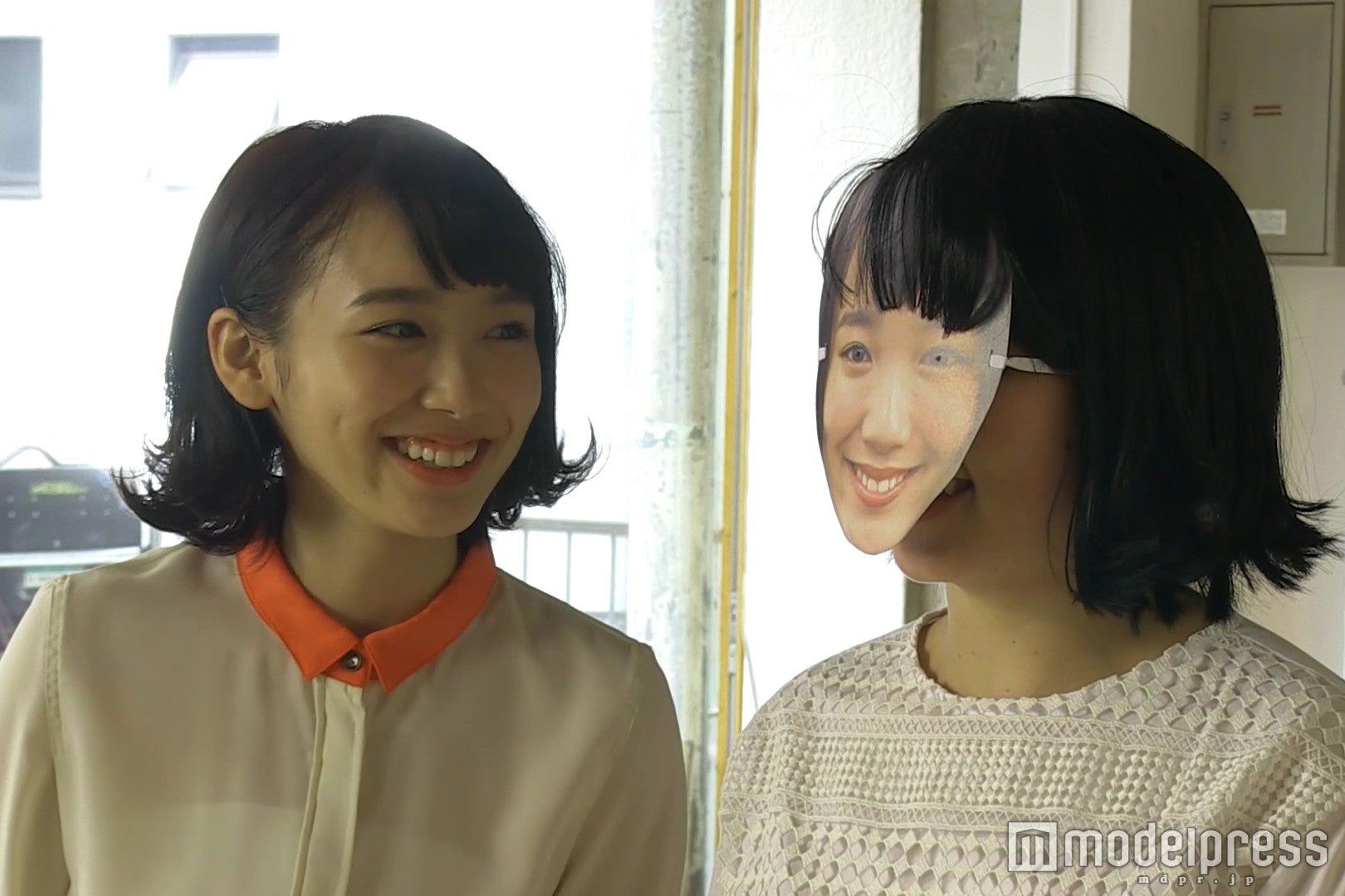 飯豊まりえ）／新CMメイキングより