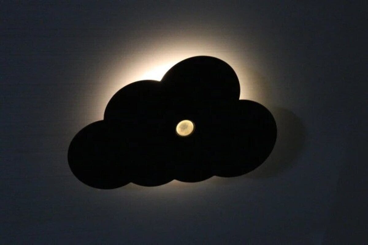 ダイソーのLEDシルエットライトを取り付ける