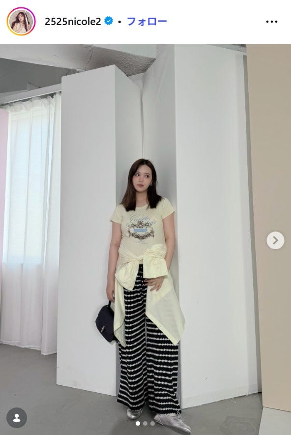 藤田ニコルInstagramより