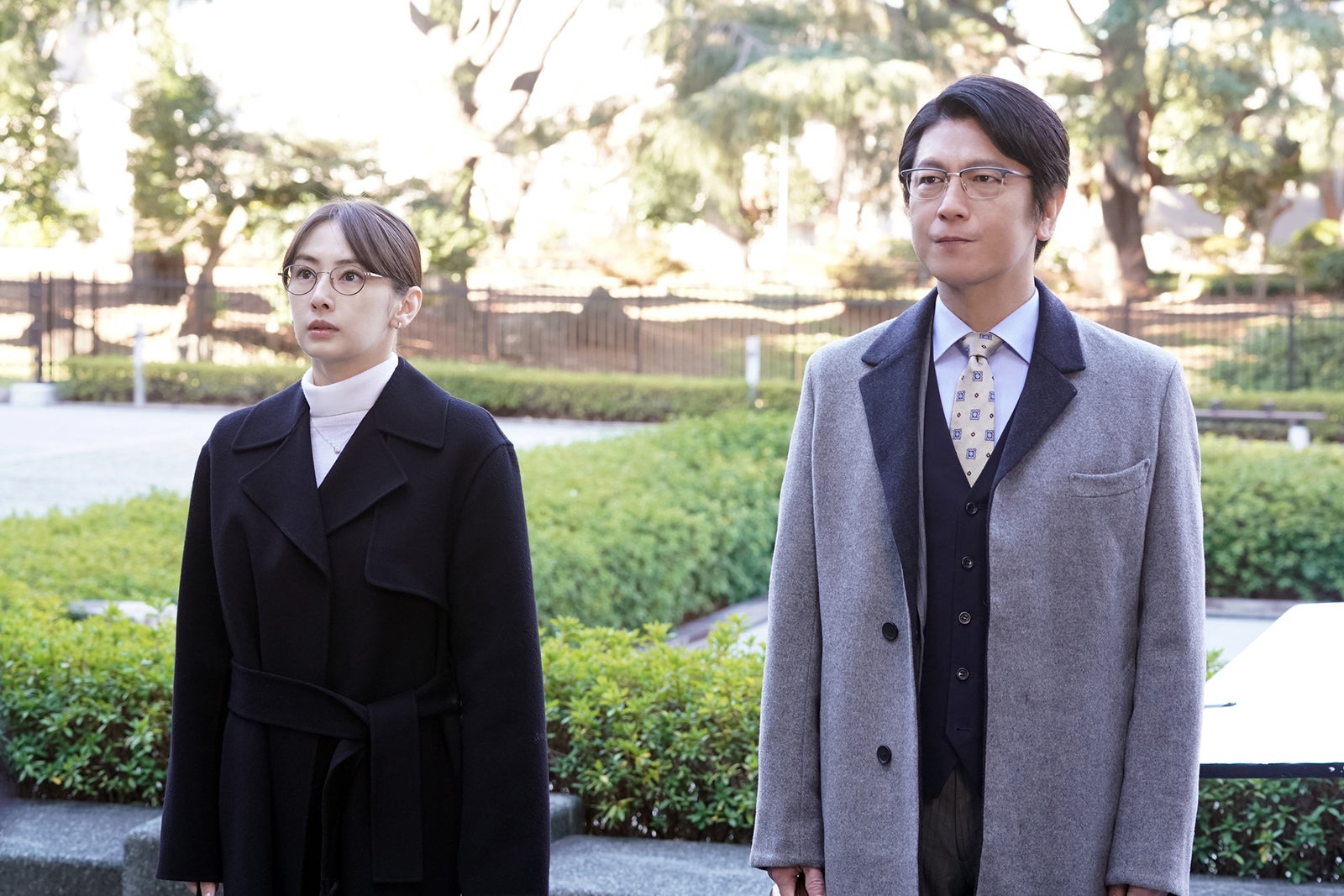 北川景子、及川光博 「女神の教室～リーガル青春白書～」最終話より（C）フジテレビ