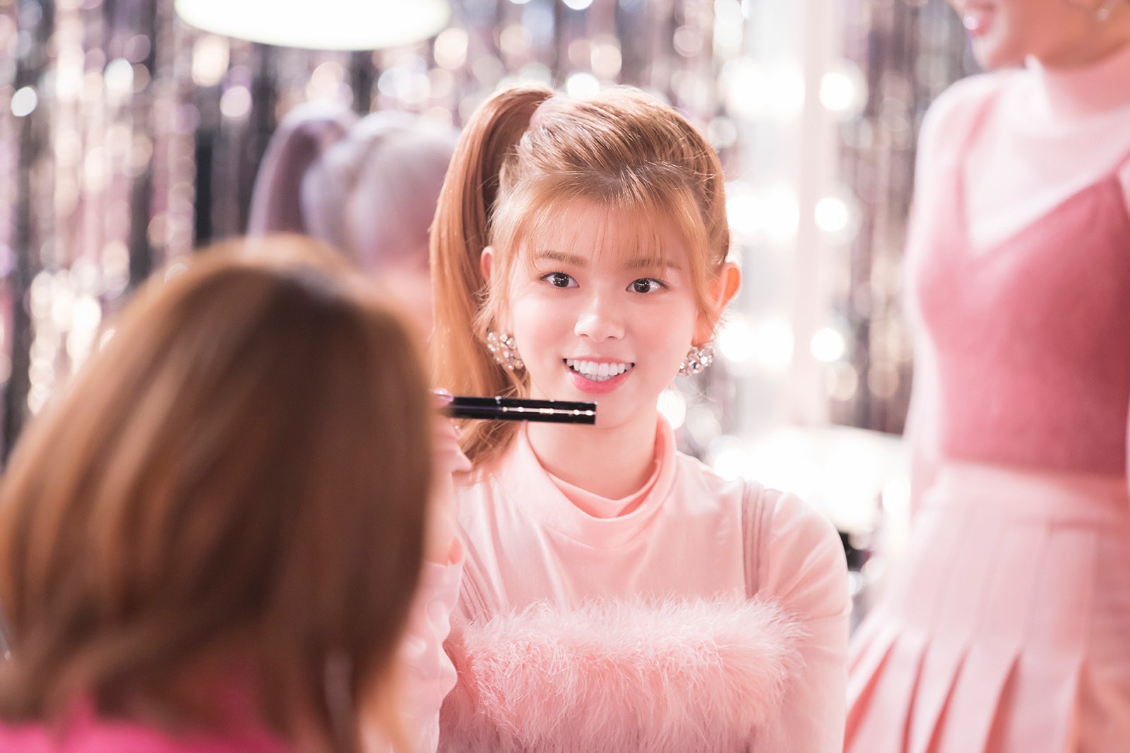 RIKU／新CM「まつ毛ダンス」篇メイキング（提供写真）