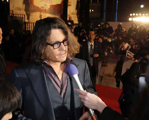 ジョニー・デップ、「ツーリスト」ジャパンプレミアに登場 日本女性のタイプを語る