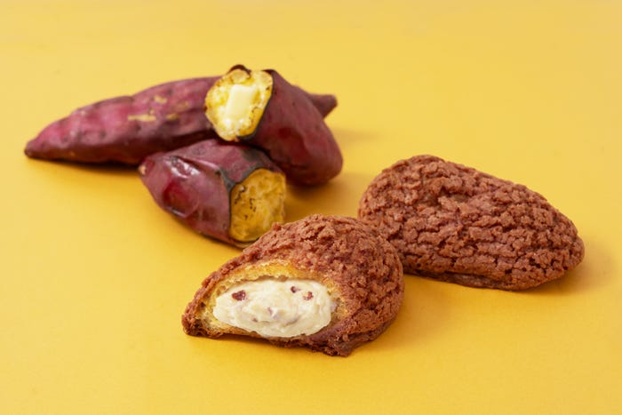 「おさつバターシュー」税込360円(提供画像)