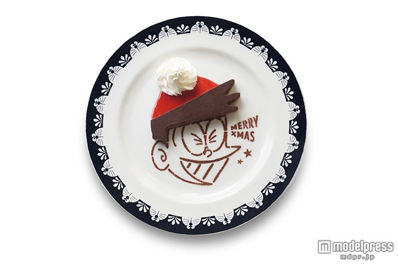 「スネ夫ヘアーチョコクレープ」クリスマスバージョン￥720（税込）（C）Fujiko-Pro