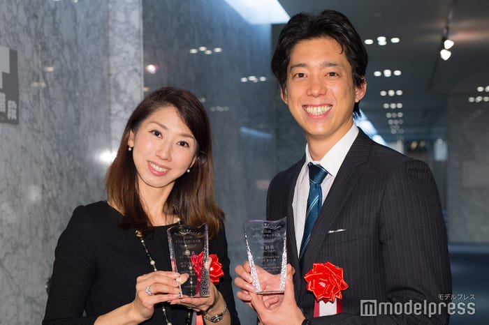 藤村さおりアナ、立本信吾アナ(C)モデルプレス